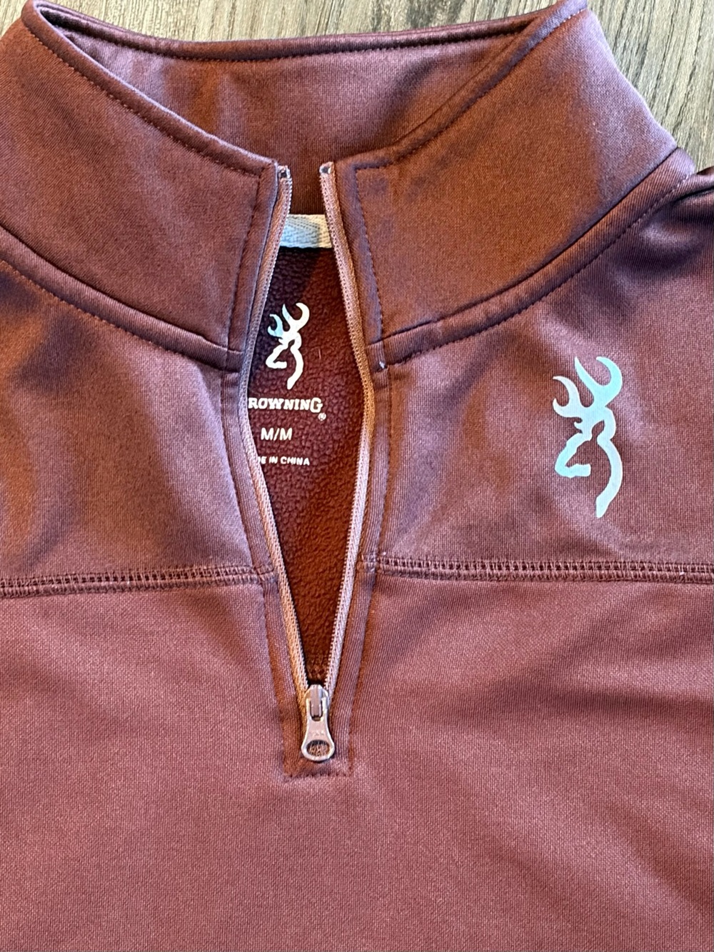 Browning Men's Quarter-Zip Colared Sweatshirt